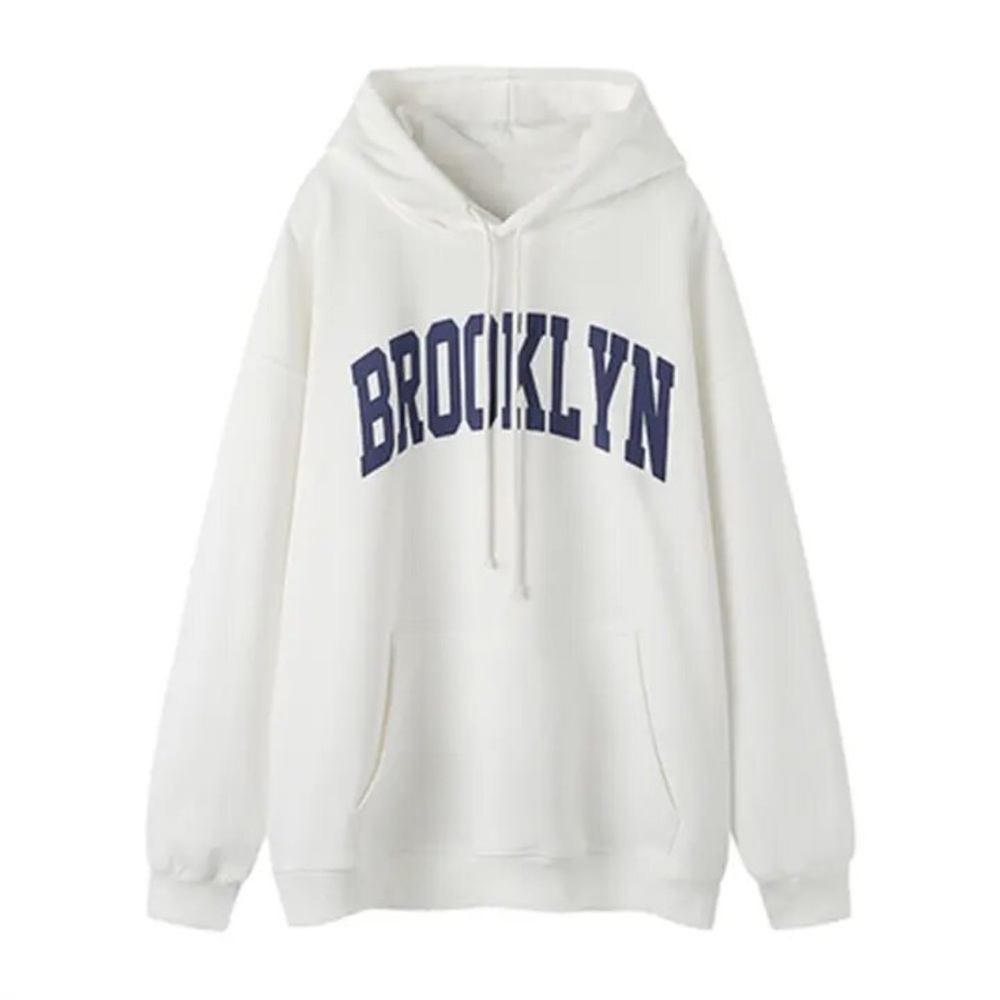 Nwot Brandy Melville X John Galt Brooklyn Hoodie In White